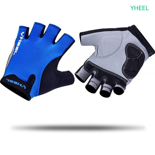 NEW Men Cycling Gloves Bike Half Finger Bicycle Padded Fingerless Sports